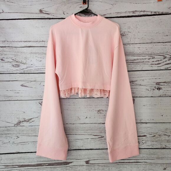 Fenty Puma Rihanna Cropped Sweatshirt Small NWT - Picture 3 of 8